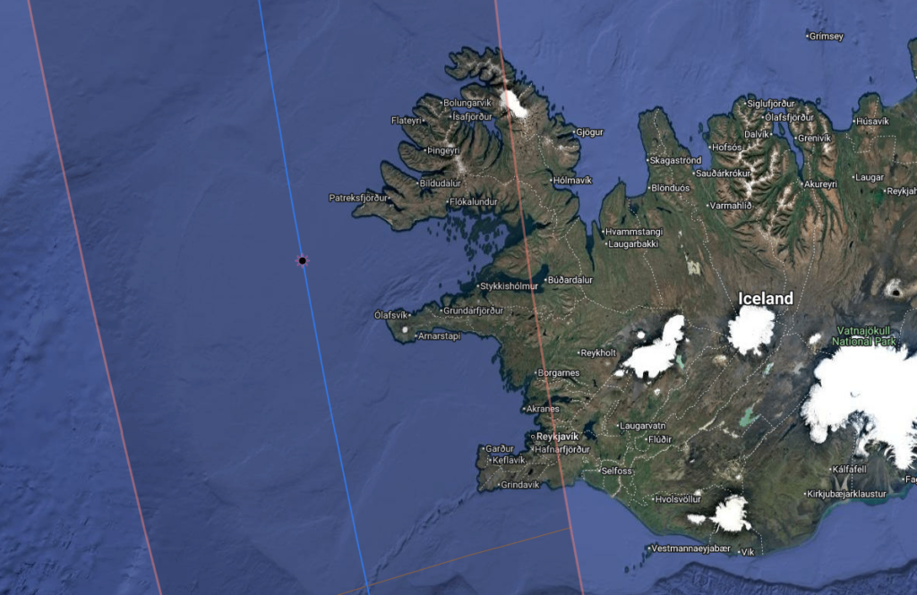 Total Solar Eclipse 2026 - Iceland. Courtesy of Xavier Jubier