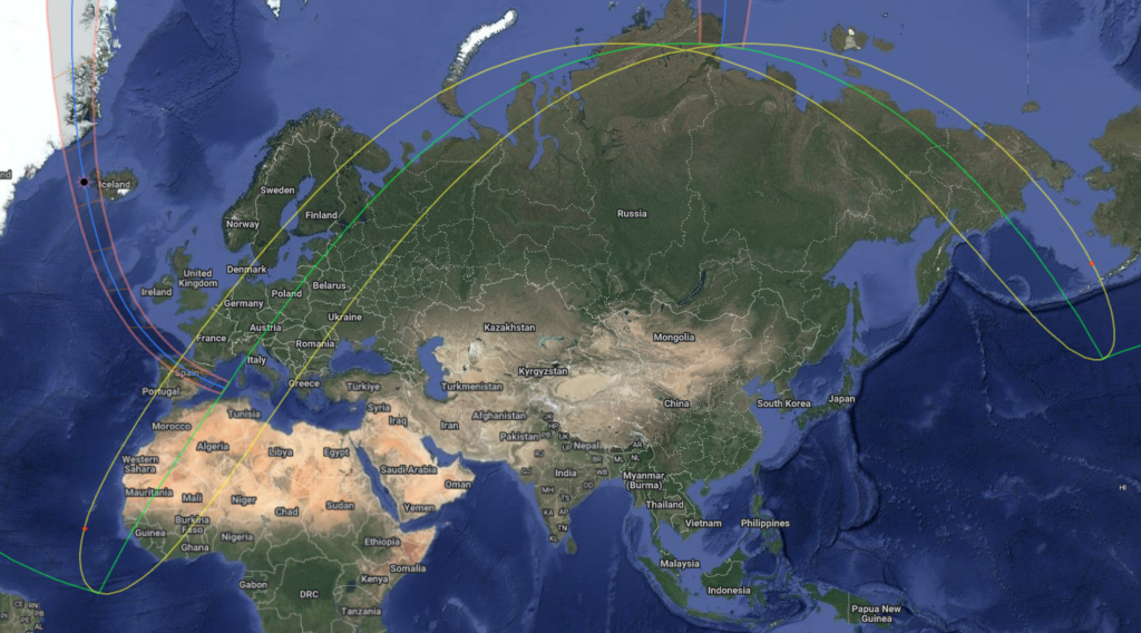 Interactive Eclipse Map - Xavier Jubier