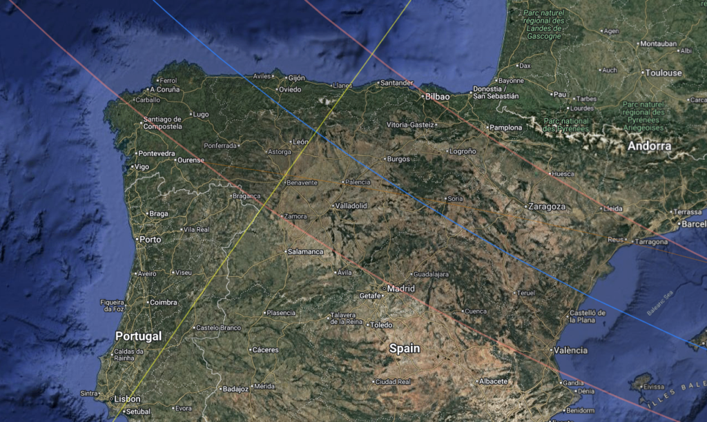 Total Solar Eclipse 2026 - Spain. Courtesy of Xavier Jubier